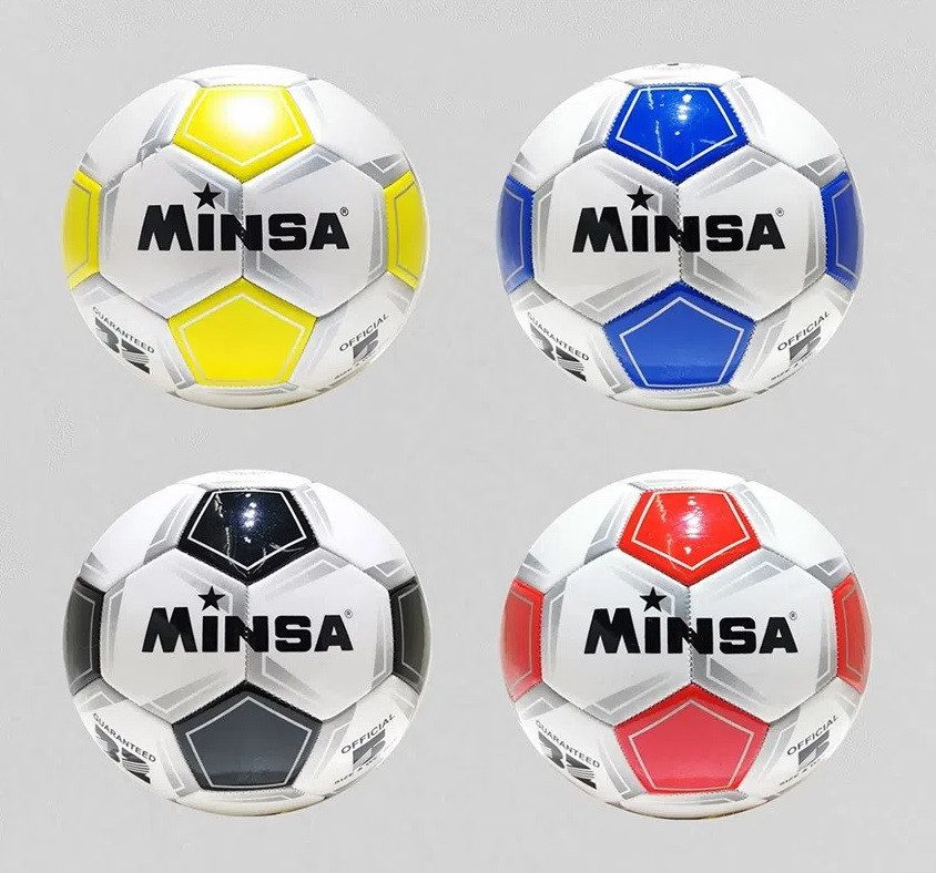 М'яч футбольний Minsa 340 г, розмір 5 (PVC) 9035 - 3