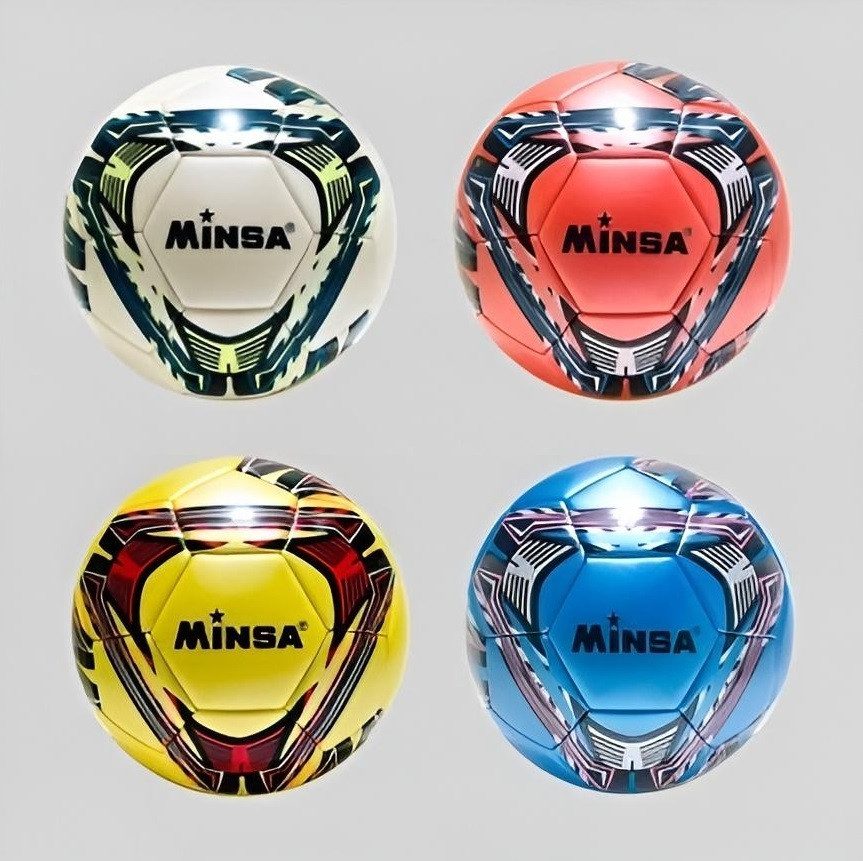 М'яч футбольний Minsa 340 г, розмір 5 (PVC) 9061 - 1