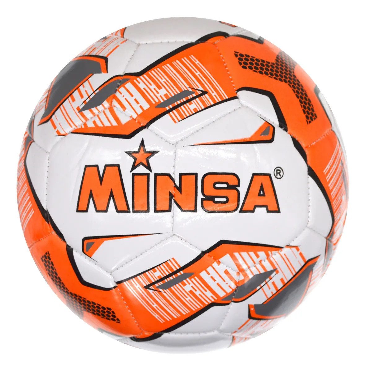 М'яч футбольний Minsa 360 г, розмір 5 (TPU) 9076 - 2