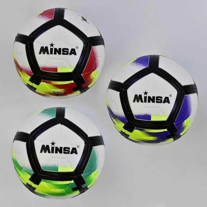 М'яч футбольний Minsa 380 г, розмір 5 (TPU) 9110 - 2