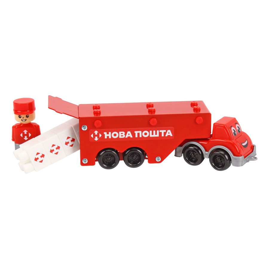 Конструктор металевий фура Нова пошта (135 дет) ТехноК 1416 - 8