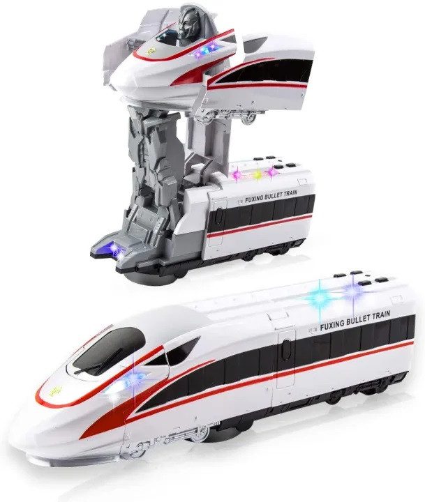 Музичний потяг трансформер (з підсвічуванням) M 66104 - 2