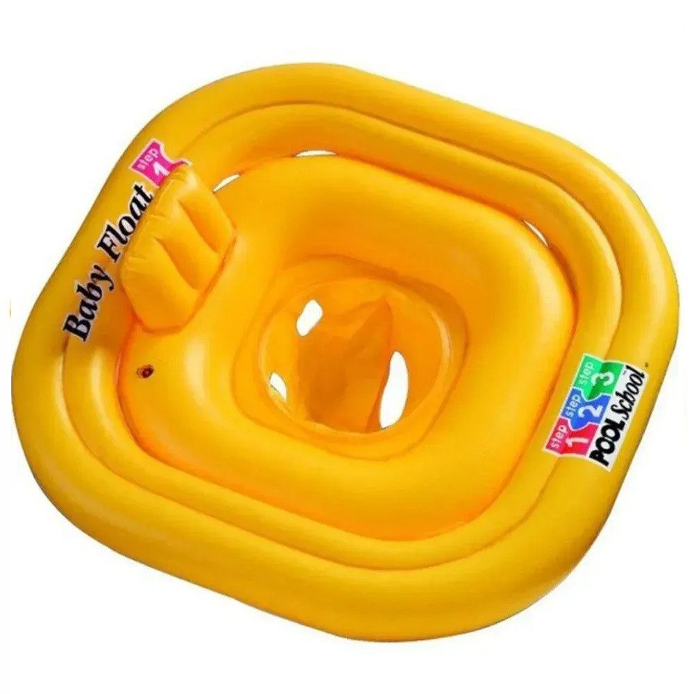 Дитяче коло плотик (ходунки) зі спинкою (79*79 см) Intex 56587 - 3