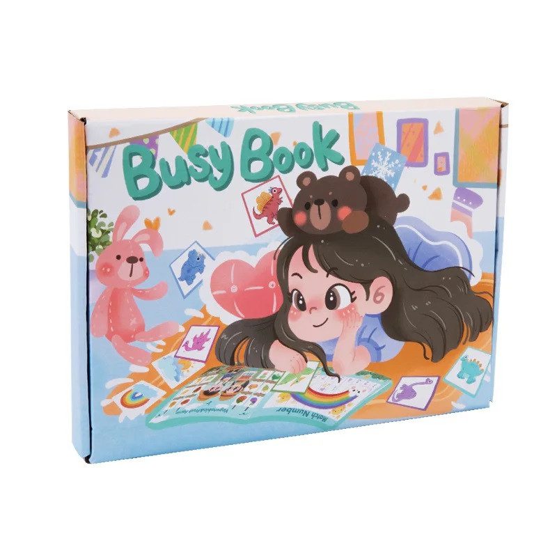 Розвивальна книжка гра з наліпками (навчальний альбом книга, липучки) C 71023 - 5