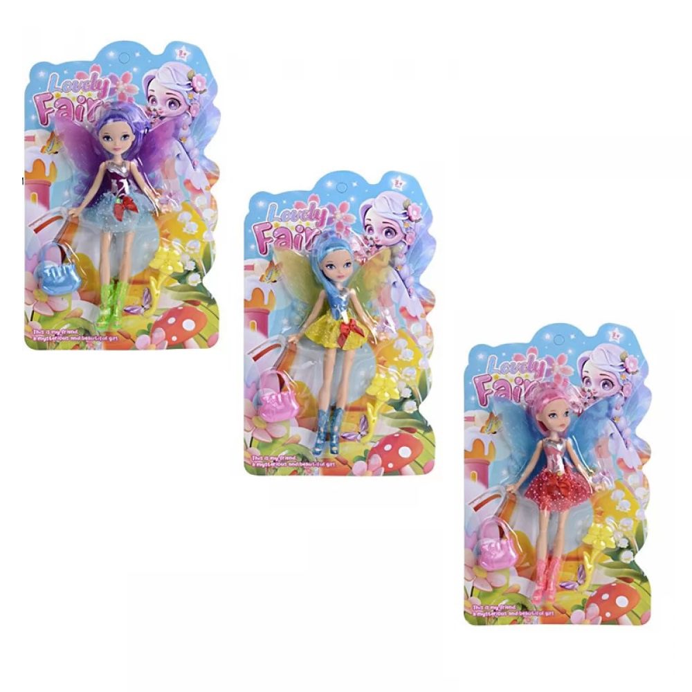 Шарнірна лялька Фея Lovely Fairy(13 см, з крилами та аксесуарами) 506-149 - 2