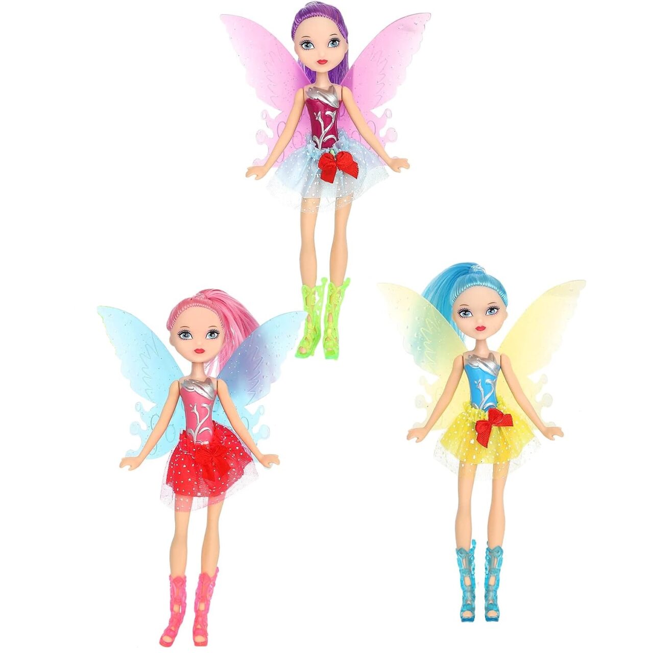 Шарнірна лялька Фея Lovely Fairy(13 см, з крилами та аксесуарами) 506-149 - 3