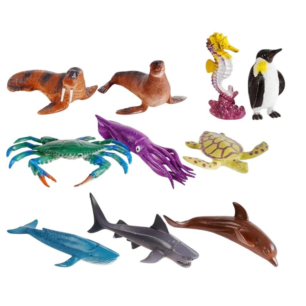 Набір тварин Undersea World Морські мешканці (10 фігурок) Q 502-9 - 1