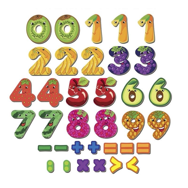 Магнітна гра Magdum Magnetic Numbers (набір, 35 магнітів) ML4031-38 EN - 2