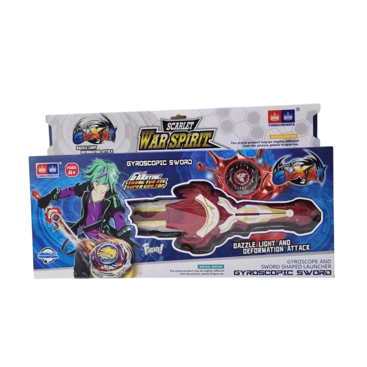 Ігровий набір Бейблейд (меч-запускач, дзиґа) F 6181 - 3