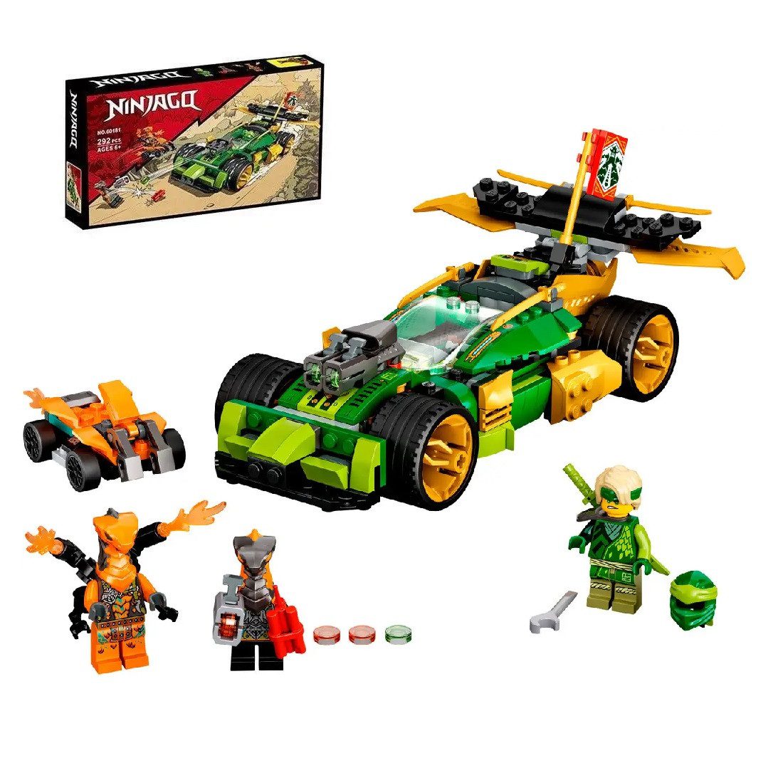 Конструктор Ninjago Автомобіль (292 дет.) 60181 - 2
