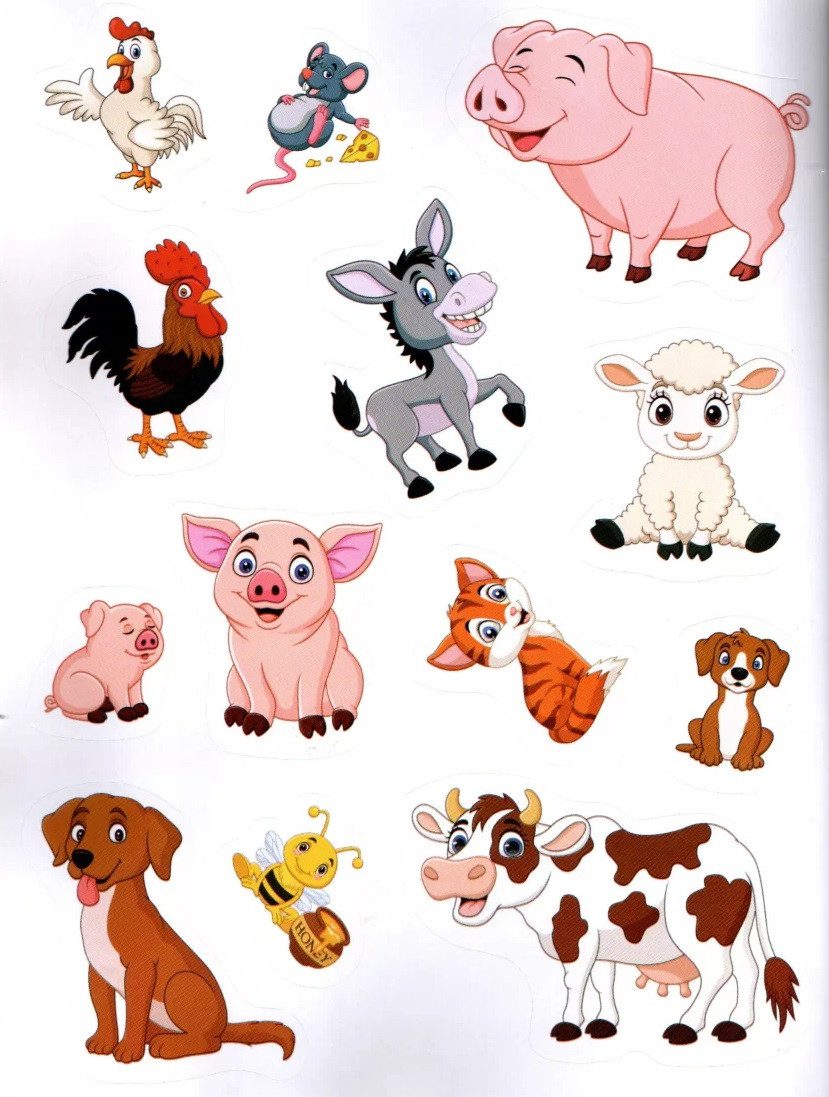 Sticker book малюкам. Весела ферма (книга з наліпками) Манго-book 9789664993057/1 - 3