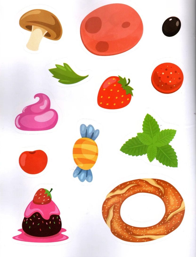 Sticker book малюкам. Веселі кухарі (книга з наліпками) Манго-book 9789664993057/2 - 2