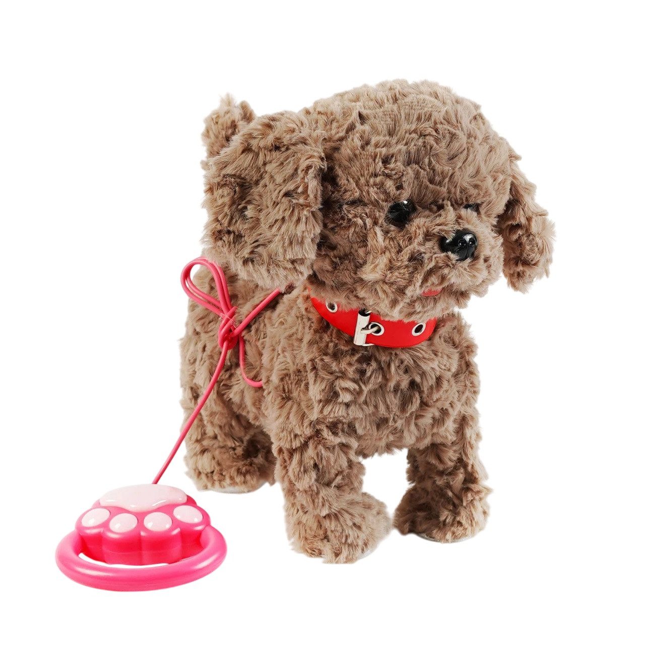 М'яка інтерактивна іграшка Собачка на повідку (ходить, гавкає) M 49124 - 3
