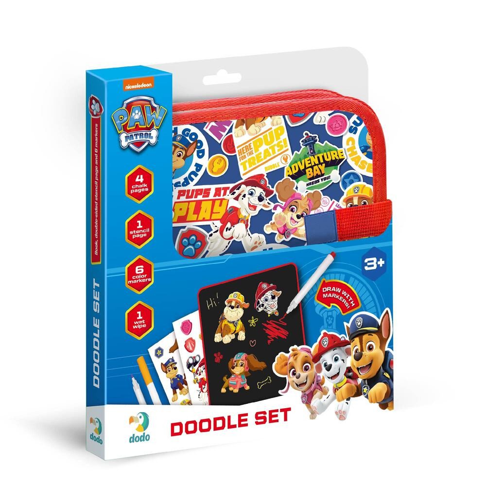 Дорожній набір для малювання (книга, маркери пиши-стирай) Paw Patrol Dodo 200518 - 1
