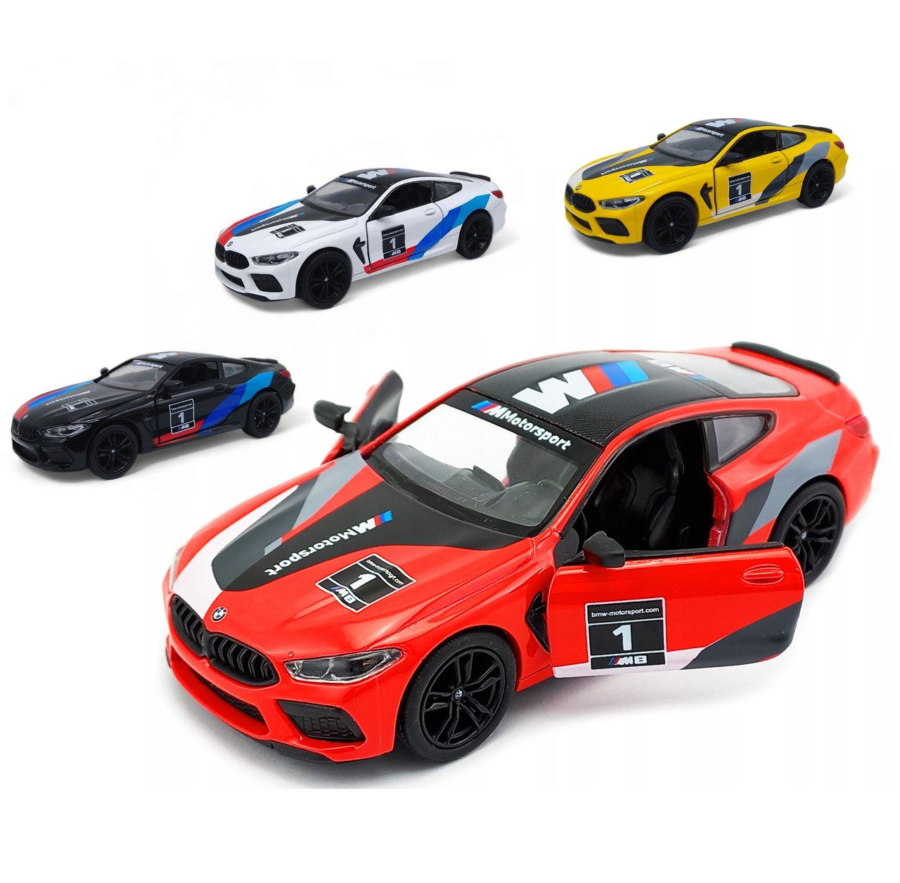 Модель легкова Kinsmart BMW M8 Competition Coupe 5'' KT5425FW - 1