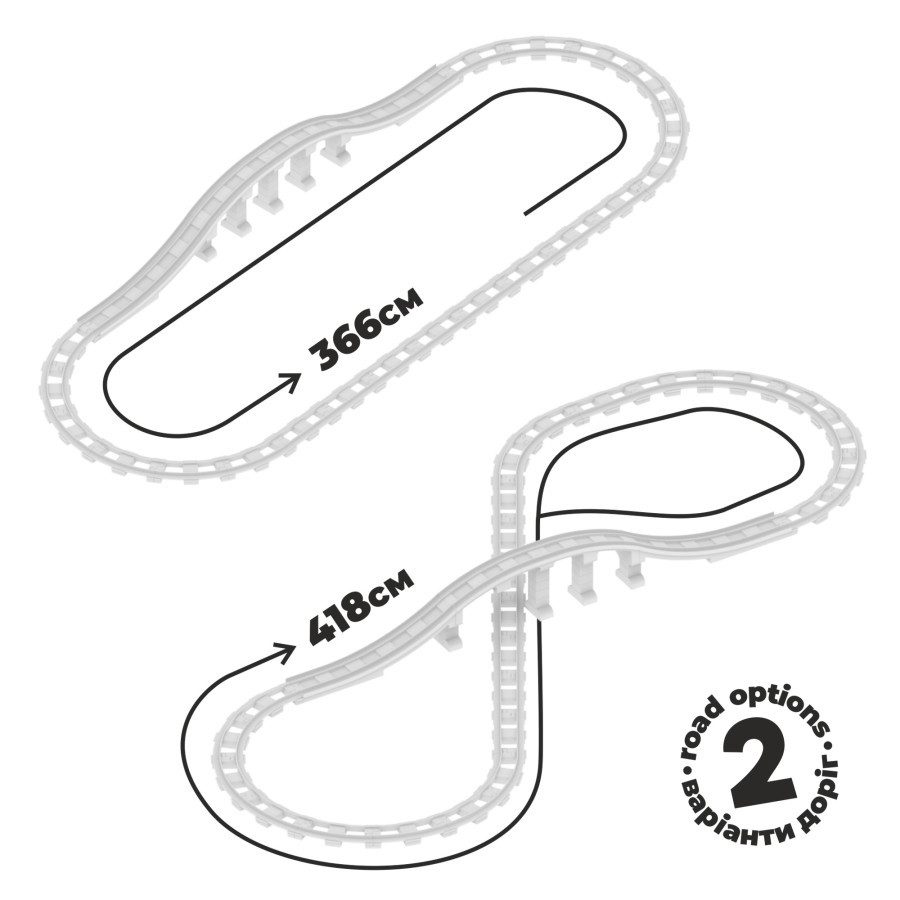 Конструктор Залізниця (59 елем.) ТехноК 1300 - 7