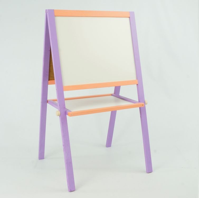 Мольберт 50*40 см, арт. 47991, Ігруша, дерев'яний, двосторонній, магнітний, поворотна дошка, іграшка - 2