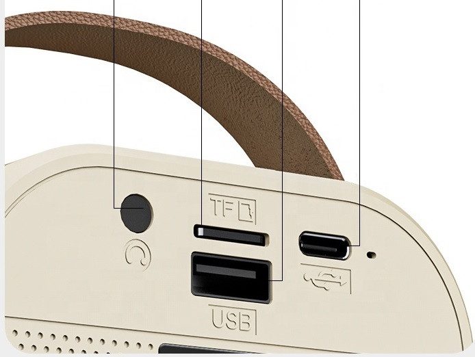 Караоке з 2 мікрофонами та колонкою (Bluetooth, LED підсвічування) С 65427 blue - 3