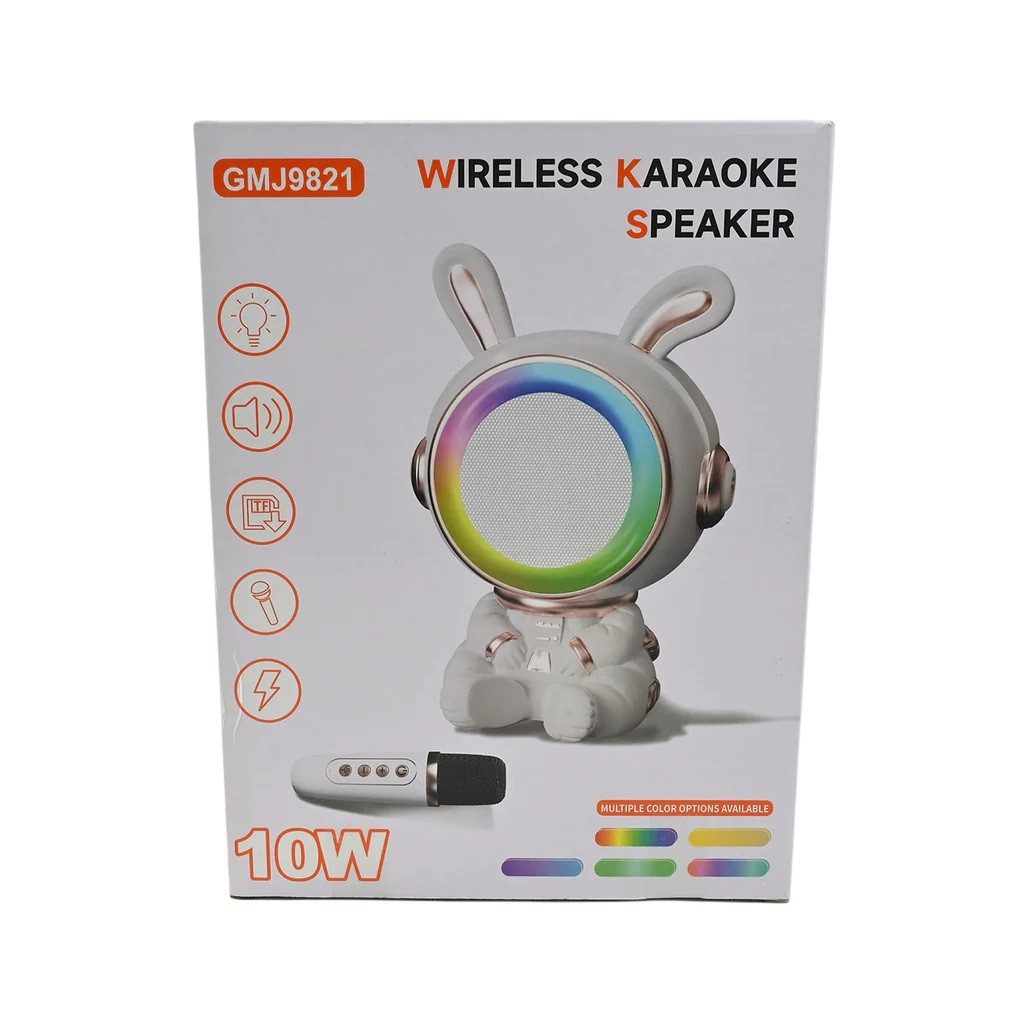 Караоке з мікрофоном та колонкою (Bluetooth, LED підсвічування) GMJ 9821 - 6