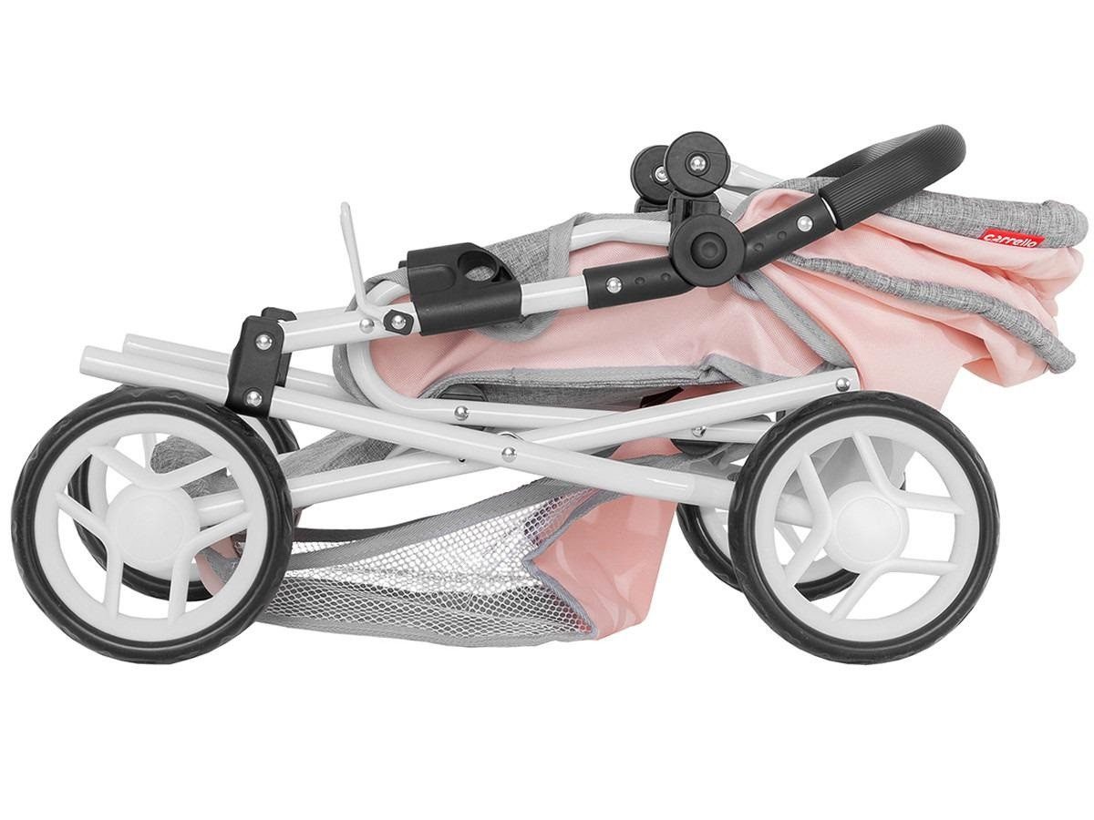 Коляска для ляльки CARRELLO UNICO (з сумкою) 9346+BAG PINK - 5