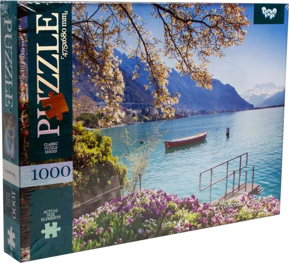 Пазл 1000 ел. с.10 №2 MONTREUX RIVIERA Danko Toys С1000-10-02 - 3