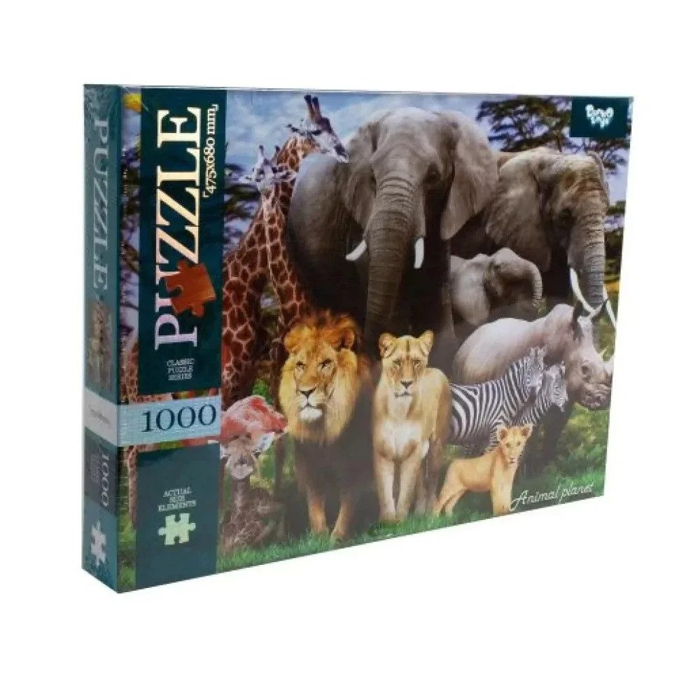 Пазл 1000 ел. с.10 №9 ANIMAL PLANET Danko Toys С1000-10-09 - 2