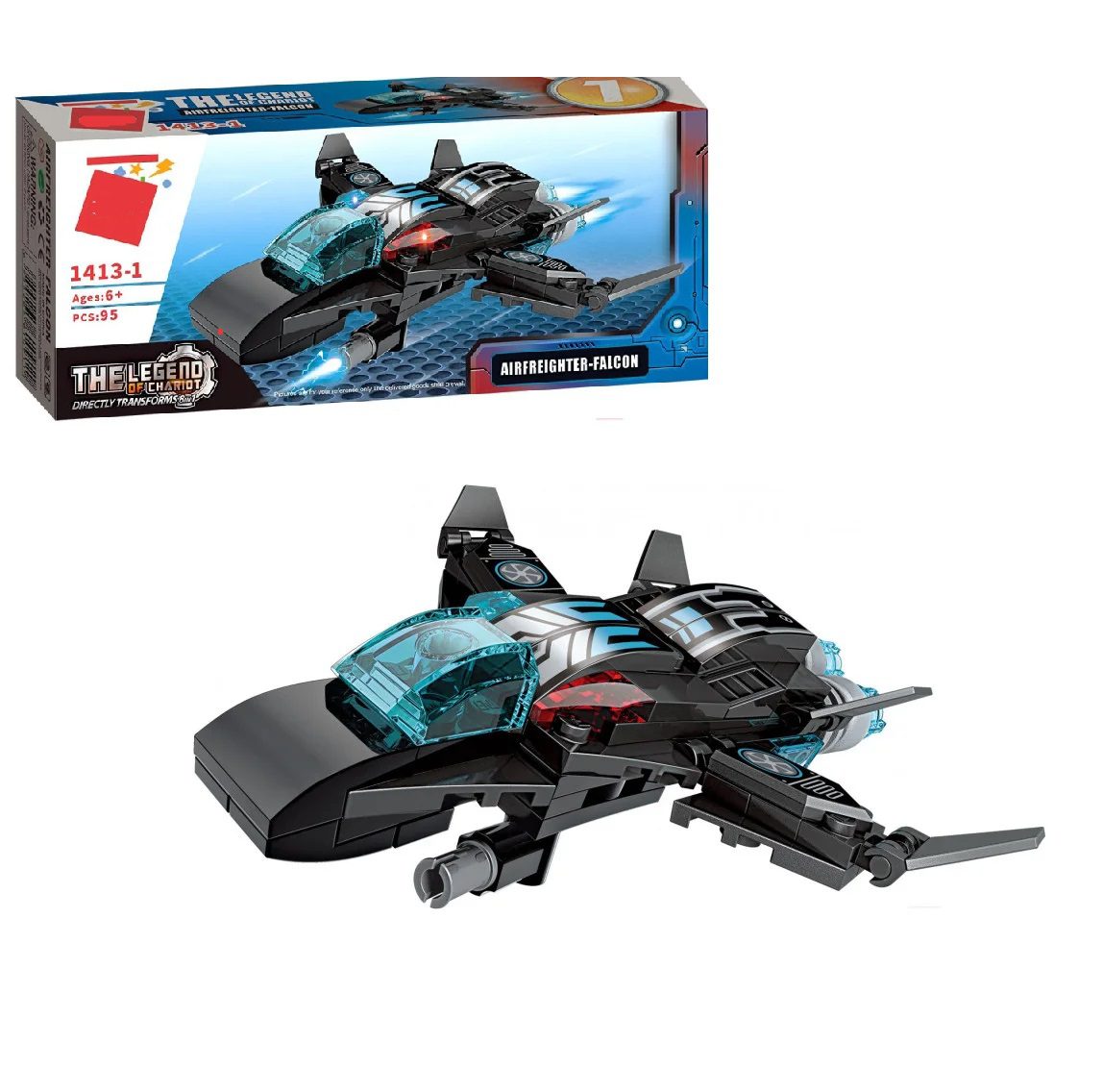 Конструктор блоковий Поліцейський транспорт (73-105 дет.) 1413 - 8