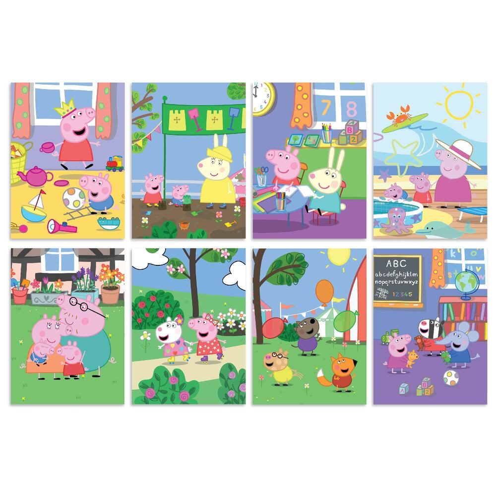 Малюй водою Peppa Pig (книжка на пружині, набір водних розмальовок) DoDo 200443 - 4