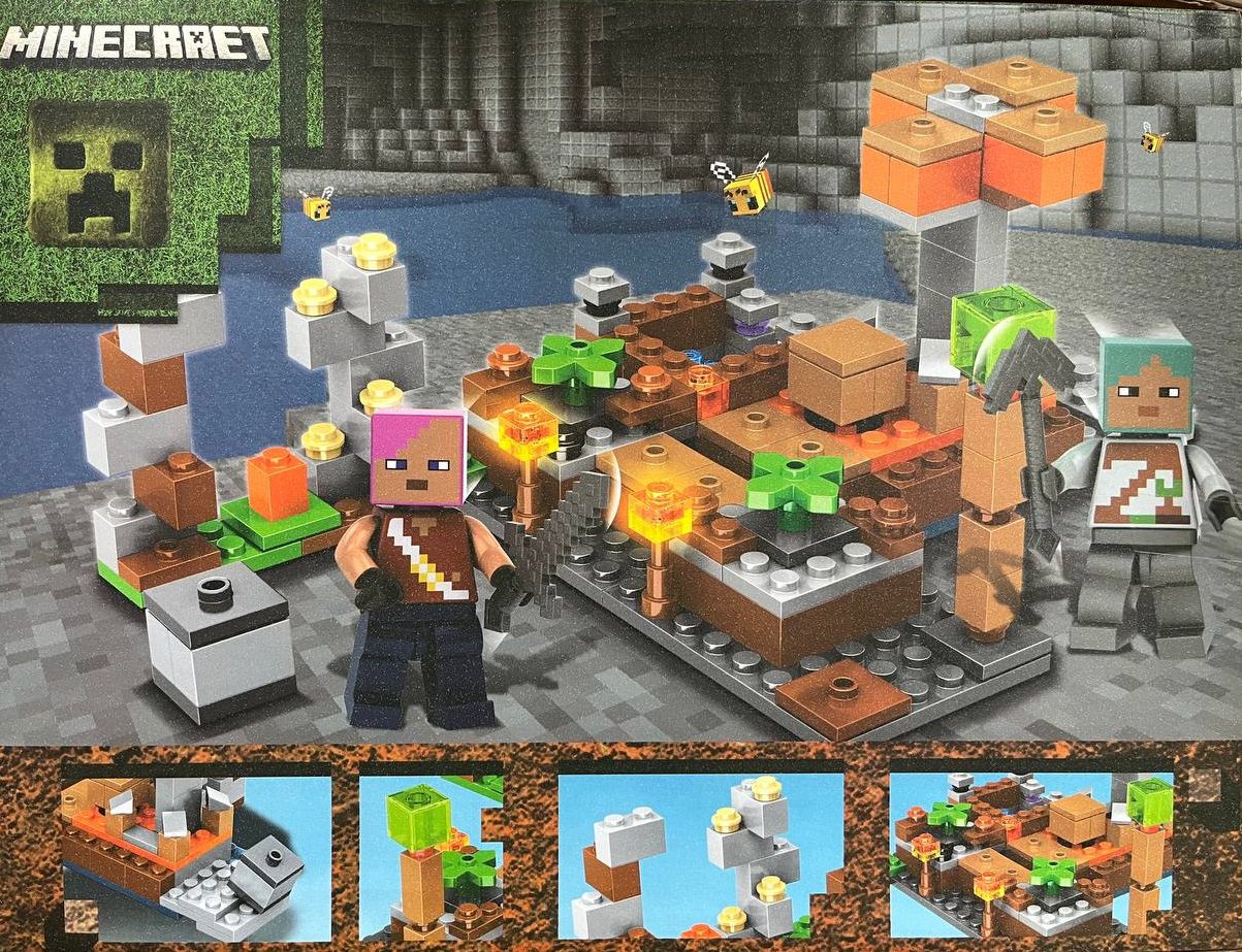 Конструктор Блоковий світ Minecraet Гірська печера (223 дет.) 3101 - 4