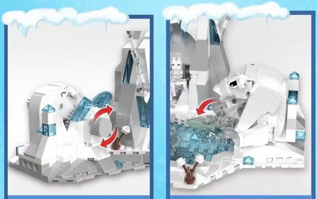 Конструктор Арктичний льодовиковий світ (898 дет.) 6024 - 2