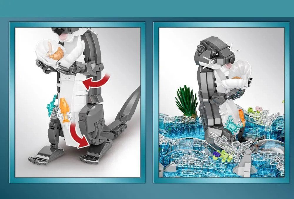 Конструктор Видра, що бавиться у воді (936 дет.) 6029 - 3