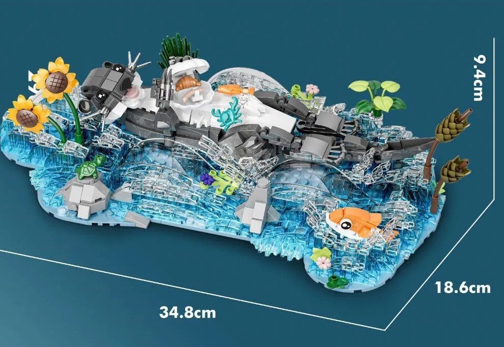 Конструктор Видра, що бавиться у воді (936 дет.) 6029 - 5