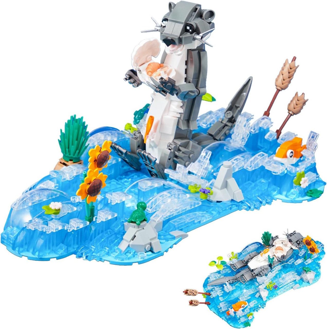 Конструктор Видра, що бавиться у воді (936 дет.) 6029 - 4