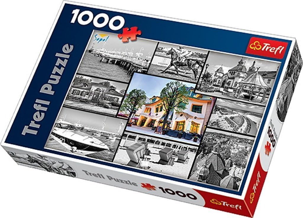 Класичний пазл TM Trefl Сопот колаж (1000 деталей) 10345 - 1