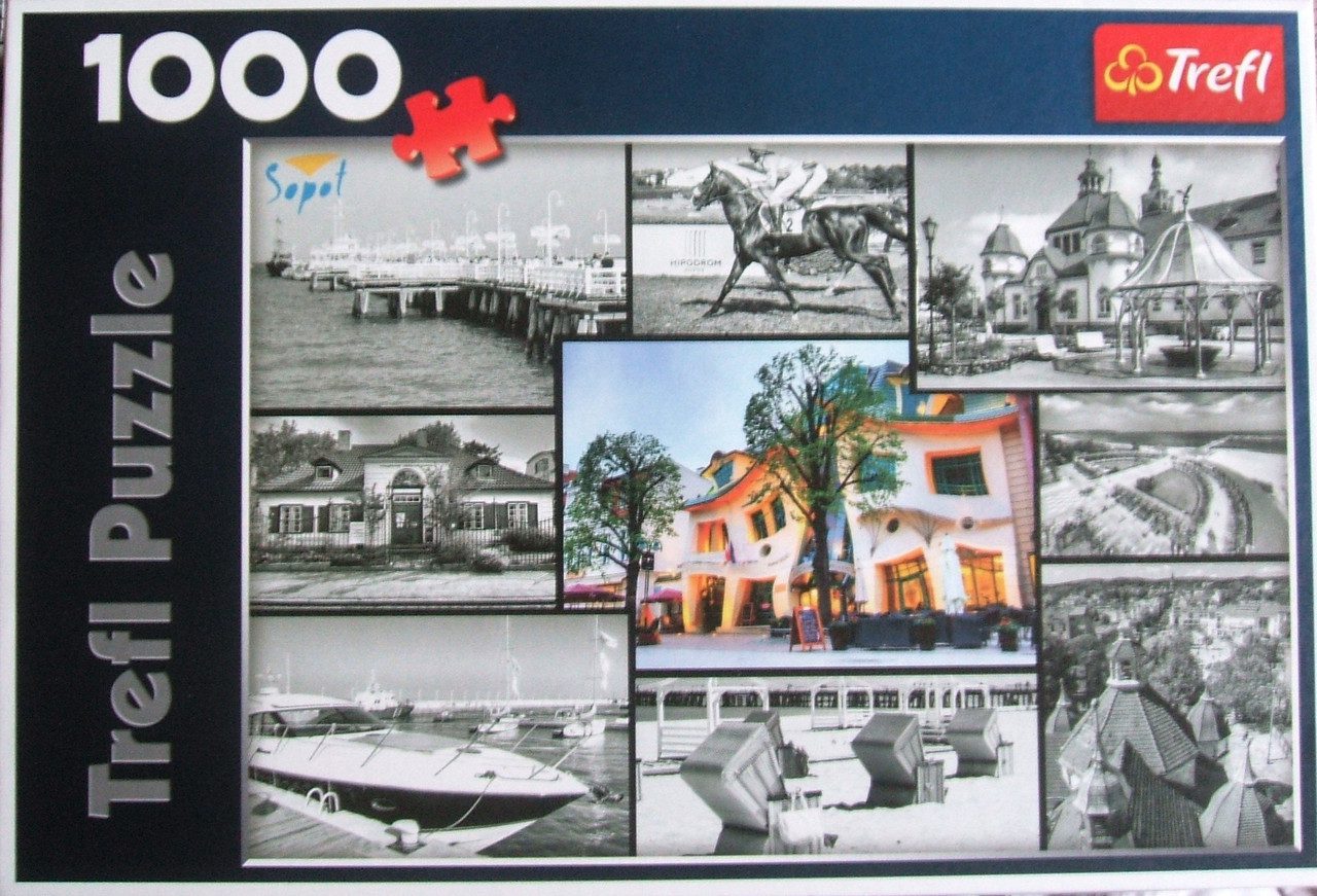 Класичний пазл TM Trefl Сопот колаж (1000 деталей) 10345 - 3