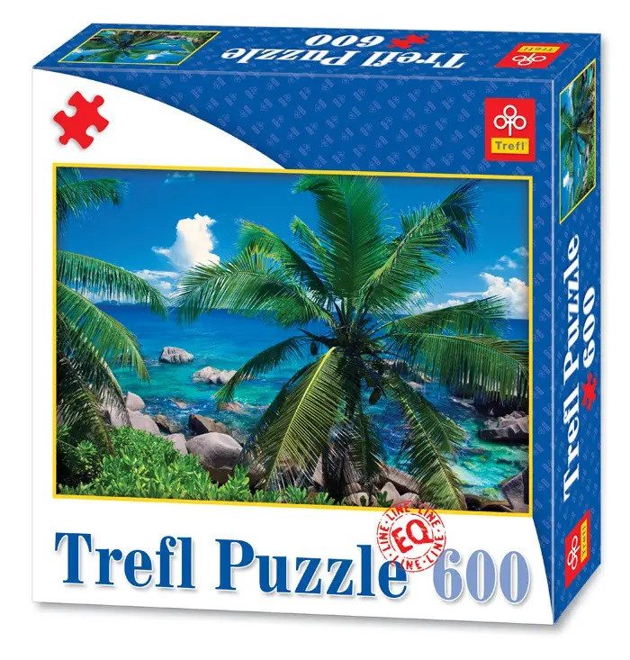 Класичний пазл TM Trefl Пальми біля моря (600 деталей) 89004 - 1