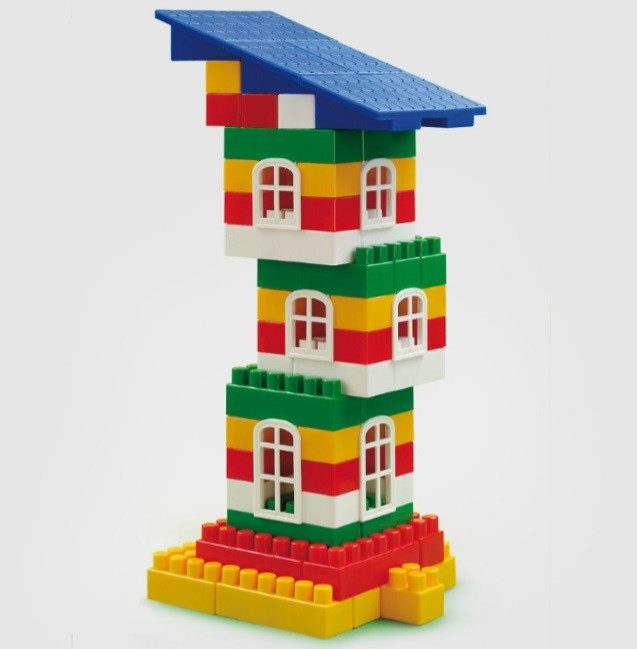 Дитячий пластиковий конструктор NIK-5 (224 дет) Юніка 71900 - 2