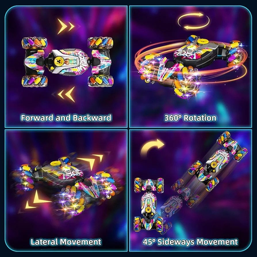 Всюдихід трюкач twist на радіоуправлінні (пульт, браслет, пар/дим) 2333 - 4