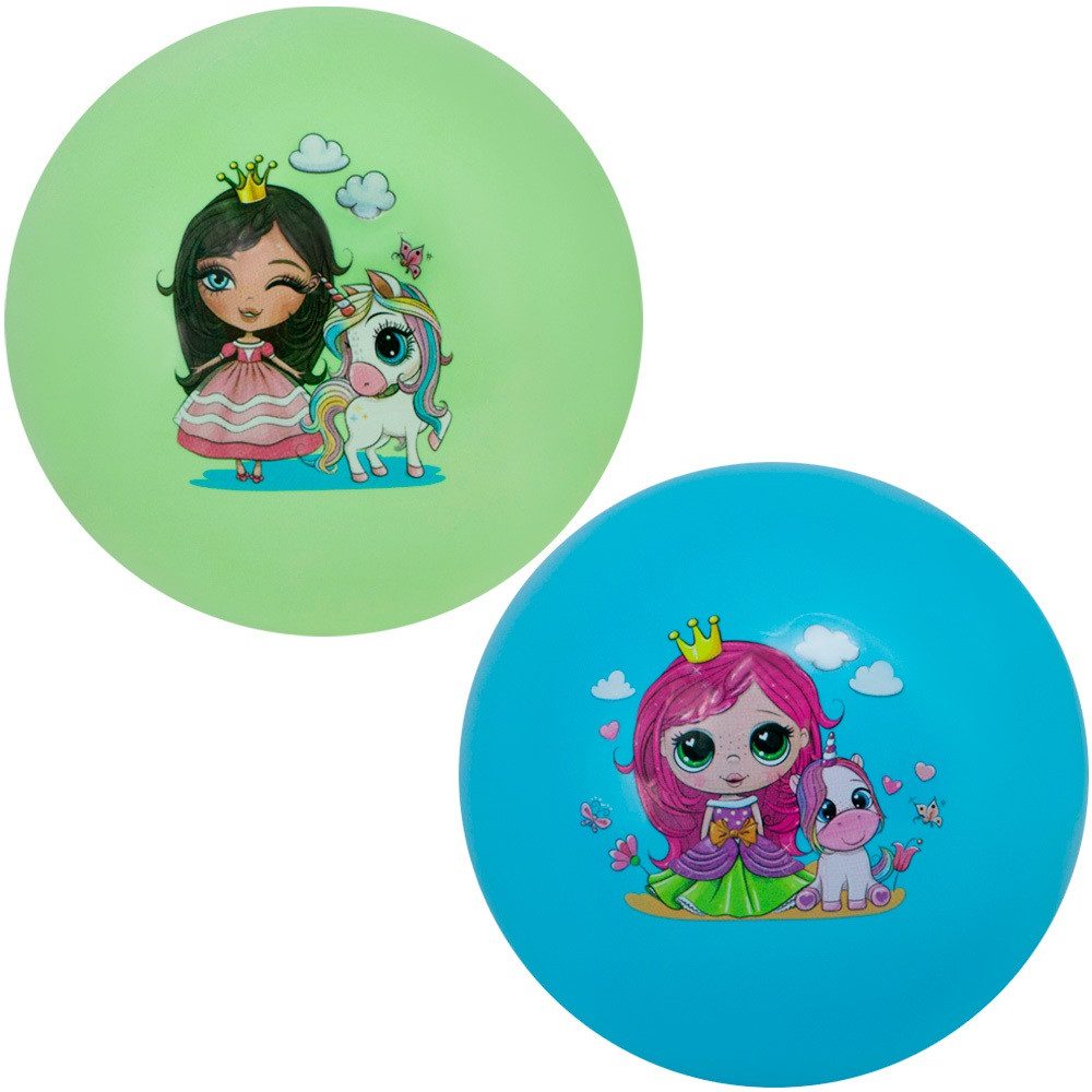 М'яч дитячий Принцеса та єдиноріг (ПВХ, 23 см, 57-60 г) MS 4407 - 4