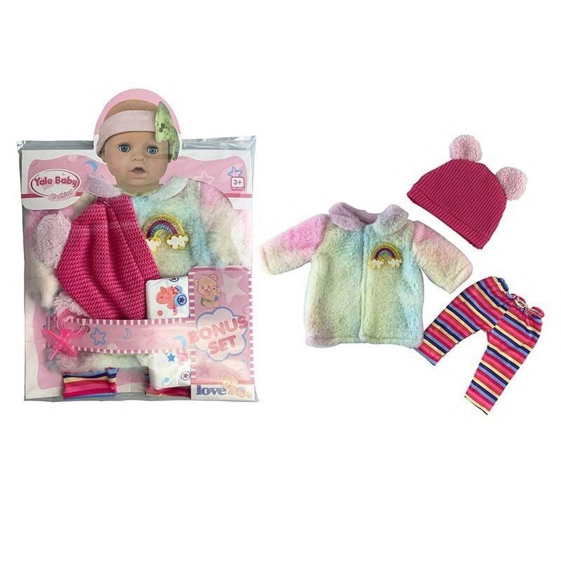 Одяг для ляльок/пупсів з підгузком та соскою Yala Baby (30-35 см) YLC 43 F - 4