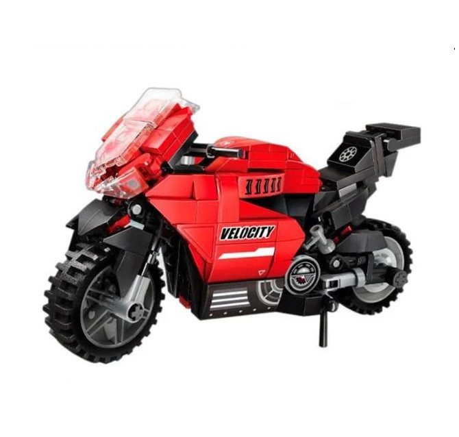 Конструктор блоковий Мотоцикл 3 в 1 (кросовий, спортивний, харлей) 338 деталей 42114 - 2