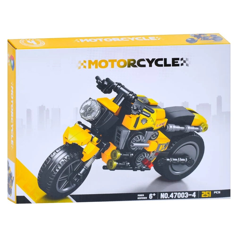 Конструктор блоковий Мотоцикл (від 251 деталі) 47003 - 5