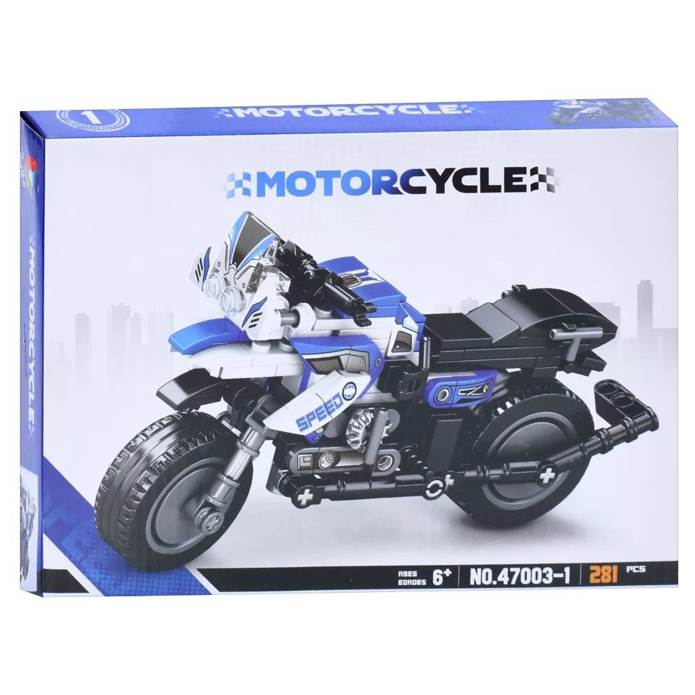 Конструктор блоковий Мотоцикл (від 251 деталі) 47003 - 4