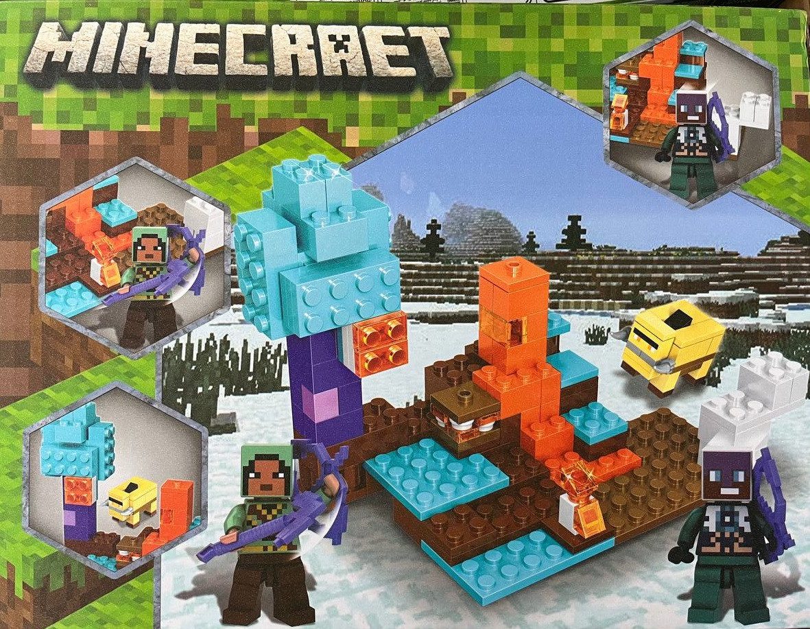 Конструктор Блоковий світ Minecraet з магнітними блоками (255 дет.) 4404 - 2