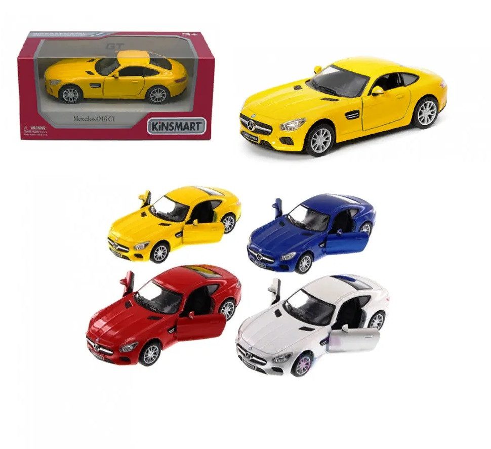 Модель легкова Kinsmart Mercedes-AMG GT 5'' (відкрив. двері) KT5388W - 1