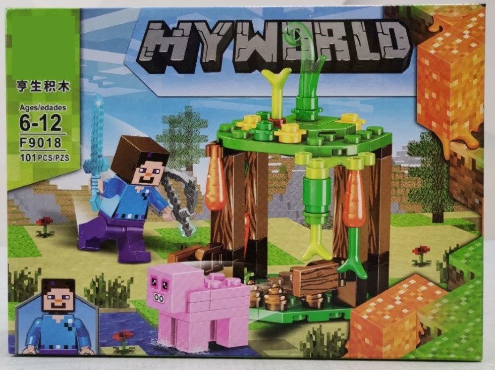 Конструктор пластиковий MyWorld Кубічний світ (101-103 дет.) F 9018 - 5