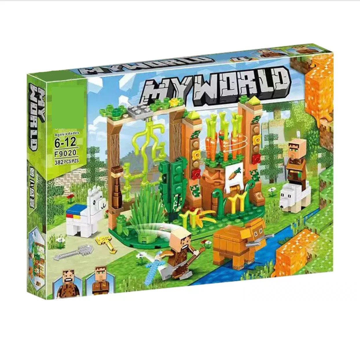 Конструктор пластиковий MyWorld Кубічний світ (382 дет.) F 9020-4 - 3