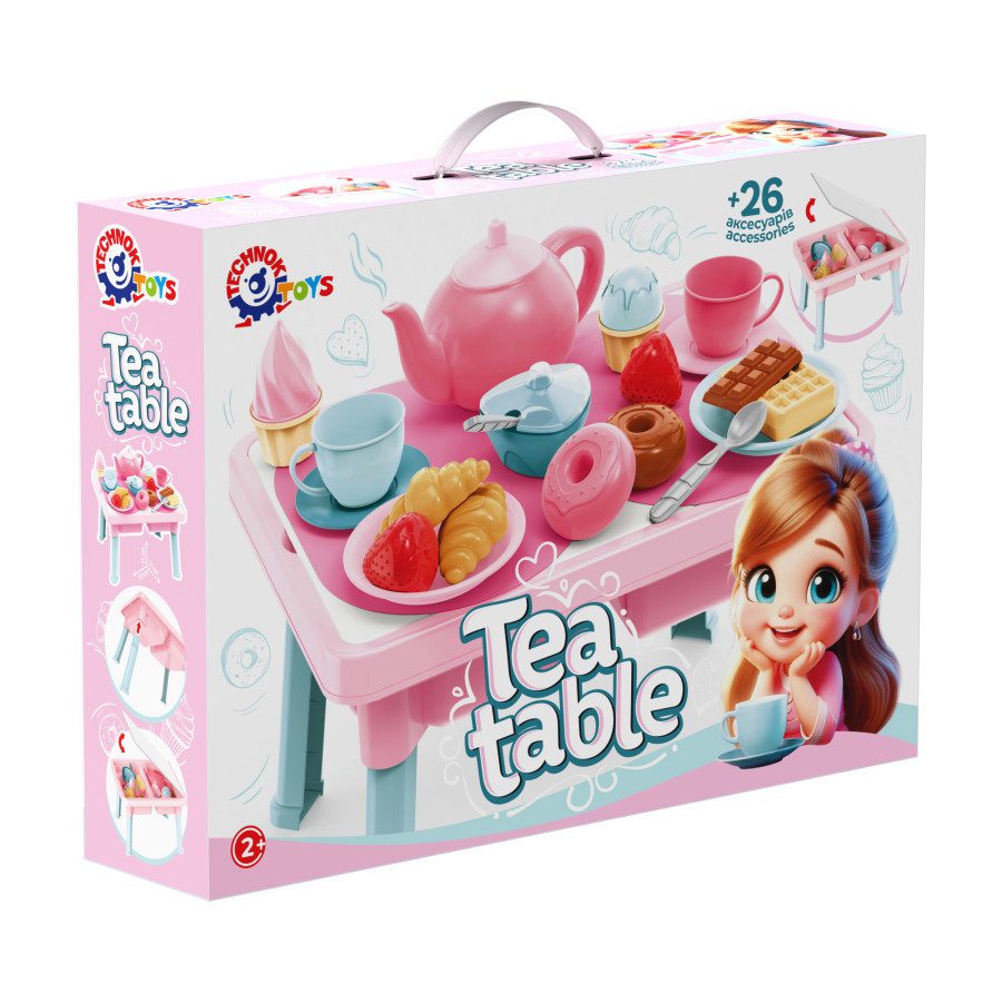 Іграшка Столик з чайним набором ТехноК (Tea table, 26 аксесуарів) 2246 - 5