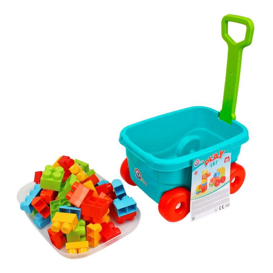 Іграшка Конструктор у візку (50 елем.) ТехноК 1393 - 3