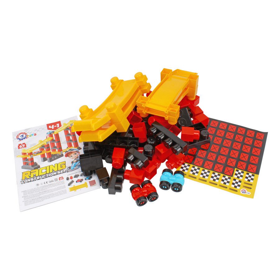 Іграшка дитяча Конструктор Racing ТехноК (трек, 69 дет.) 1959 - 5